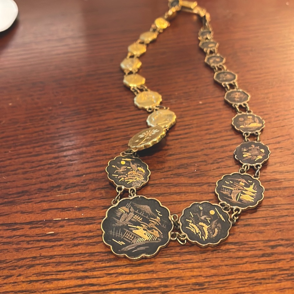 AMITA JAPAN Damascene Choker necklace